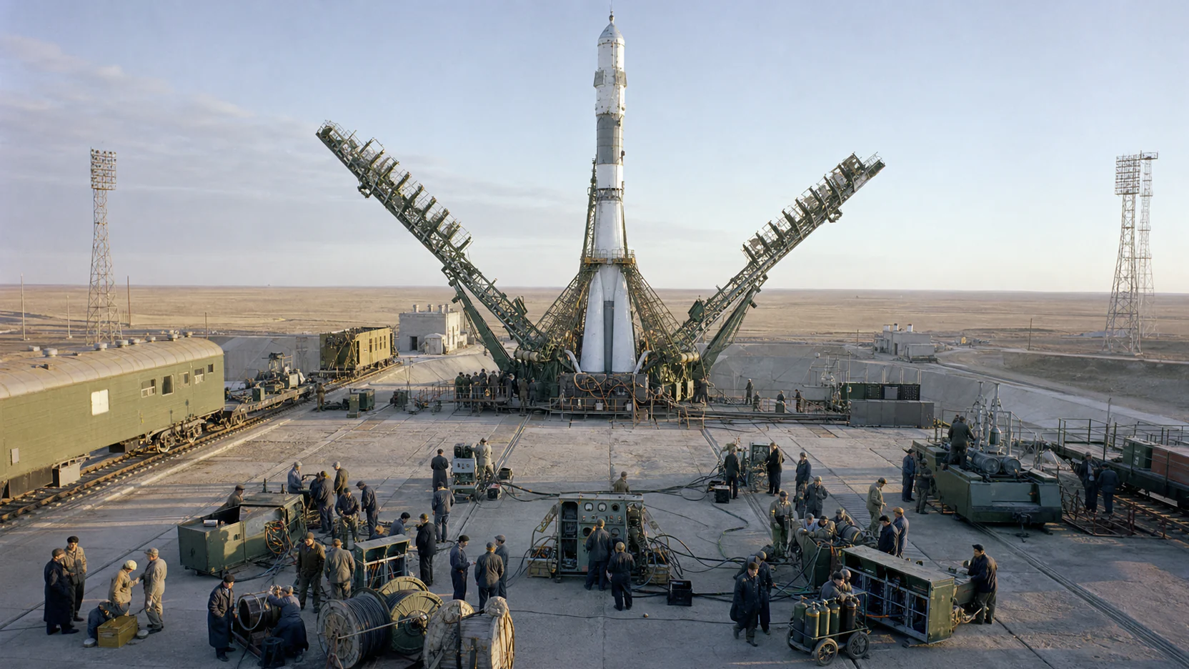 Interpretive reconstruction: Baikonur spaceflight work