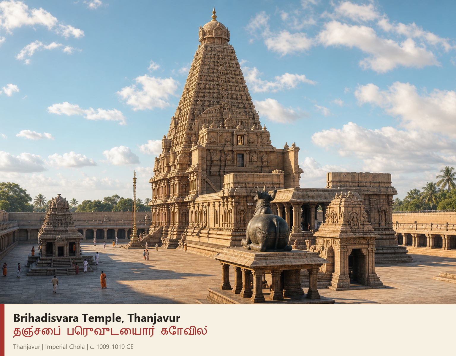 Brihadisvara Temple at Thanjavur