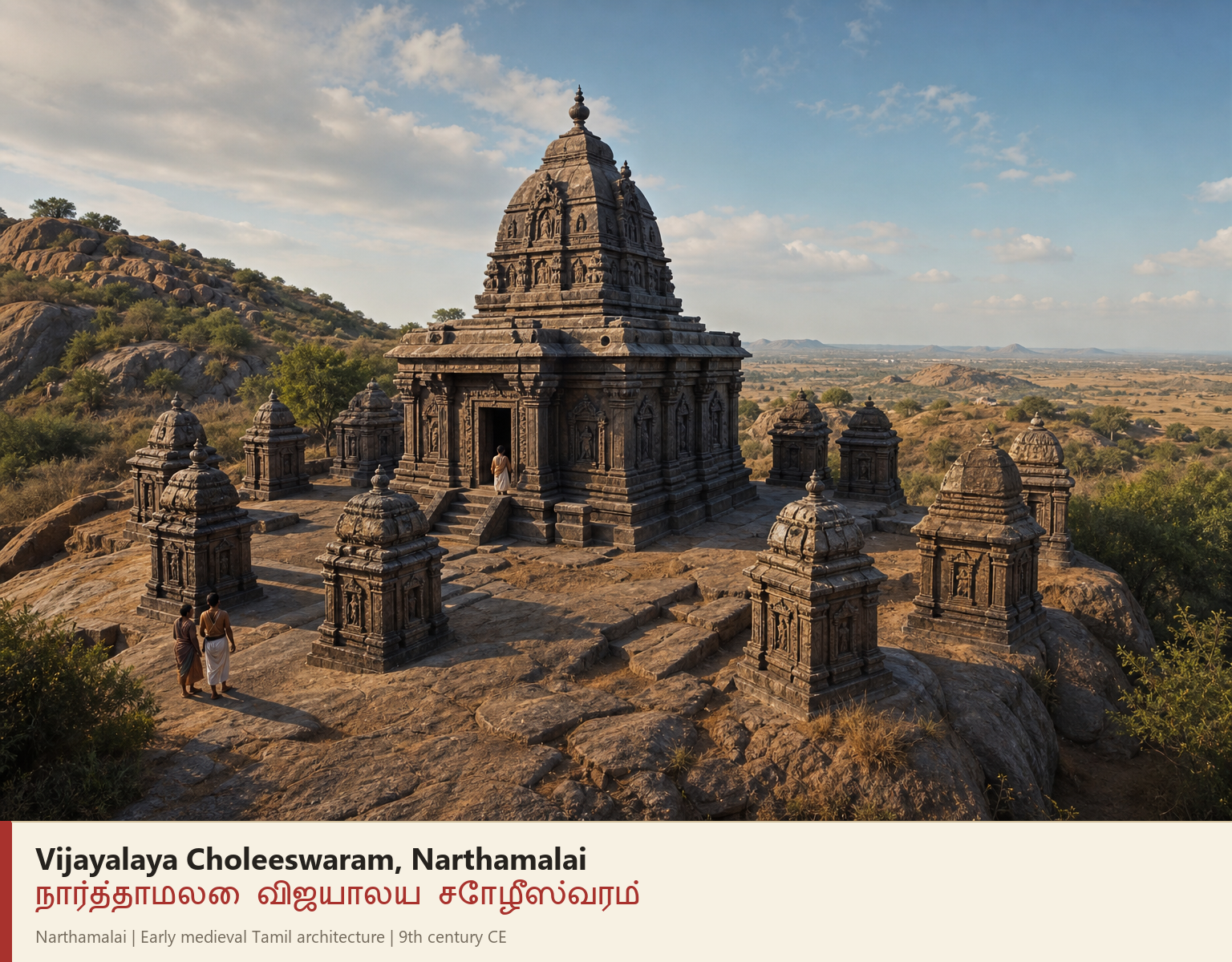 Vijayalaya Choleeswaram, Narthamalai reconstruction